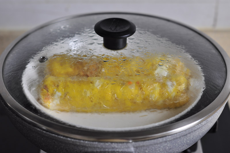 燕麥雙色蛋卷