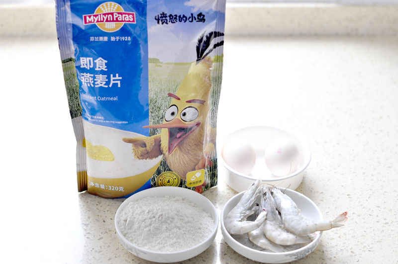 燕麥蝦仁蛋卷