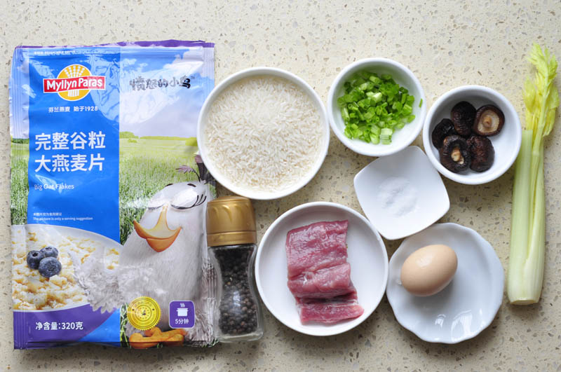 燕麥雞蛋瘦肉粥