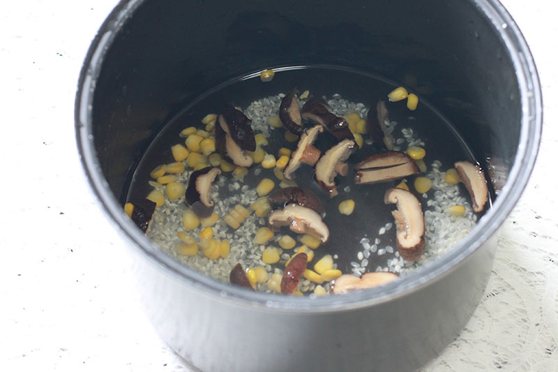 香菇玉米燕麥粥