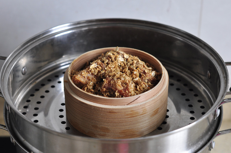 燕麥蒸排骨