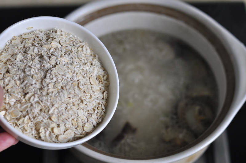 燕麥雞蛋瘦肉粥
