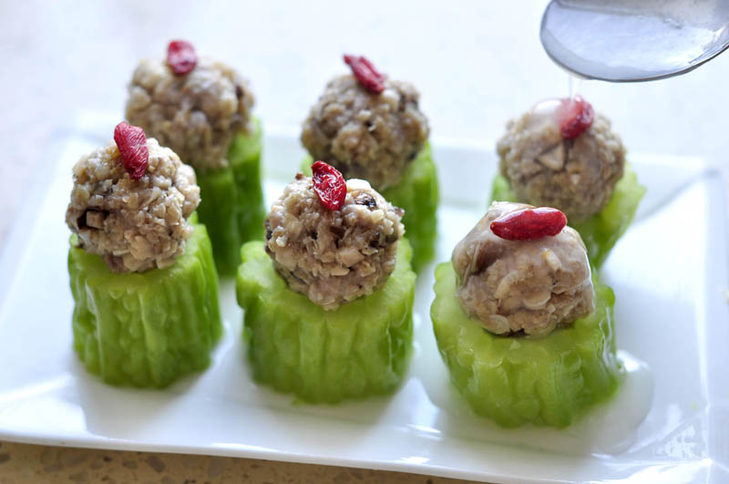 燕麥苦瓜釀