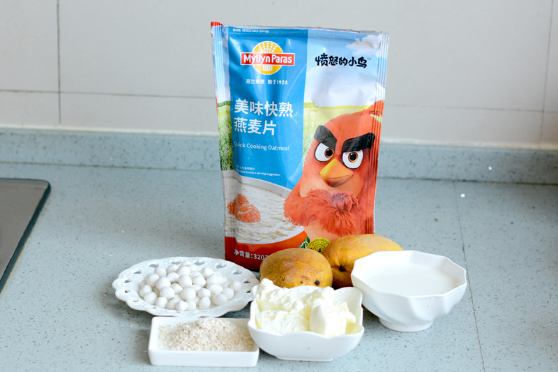 燕麥芒果小丸子