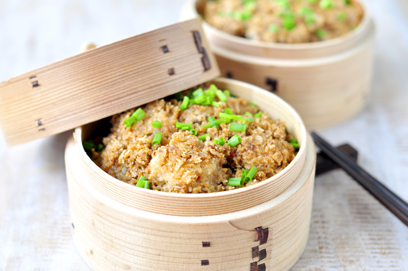 燕麥蒸排骨
